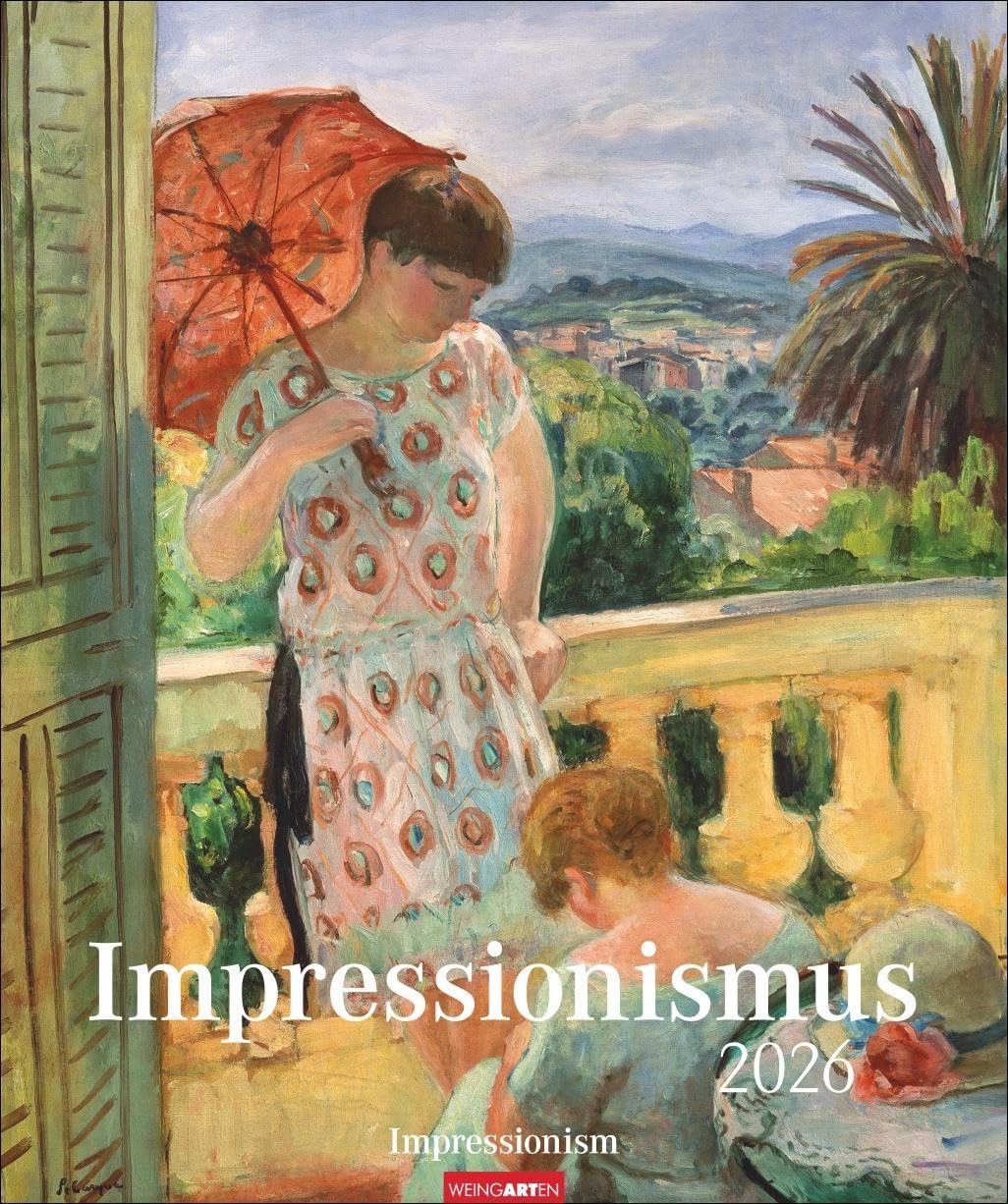 Impressionismus Kalender 2026: Kunstvoller Wandkalender mit Meisterwerken der beliebtesten Künstler des Impressionismus . Großer Kunst-Kalender 2026. 46 x 55 cm. Hochformat Film, Art & Culture