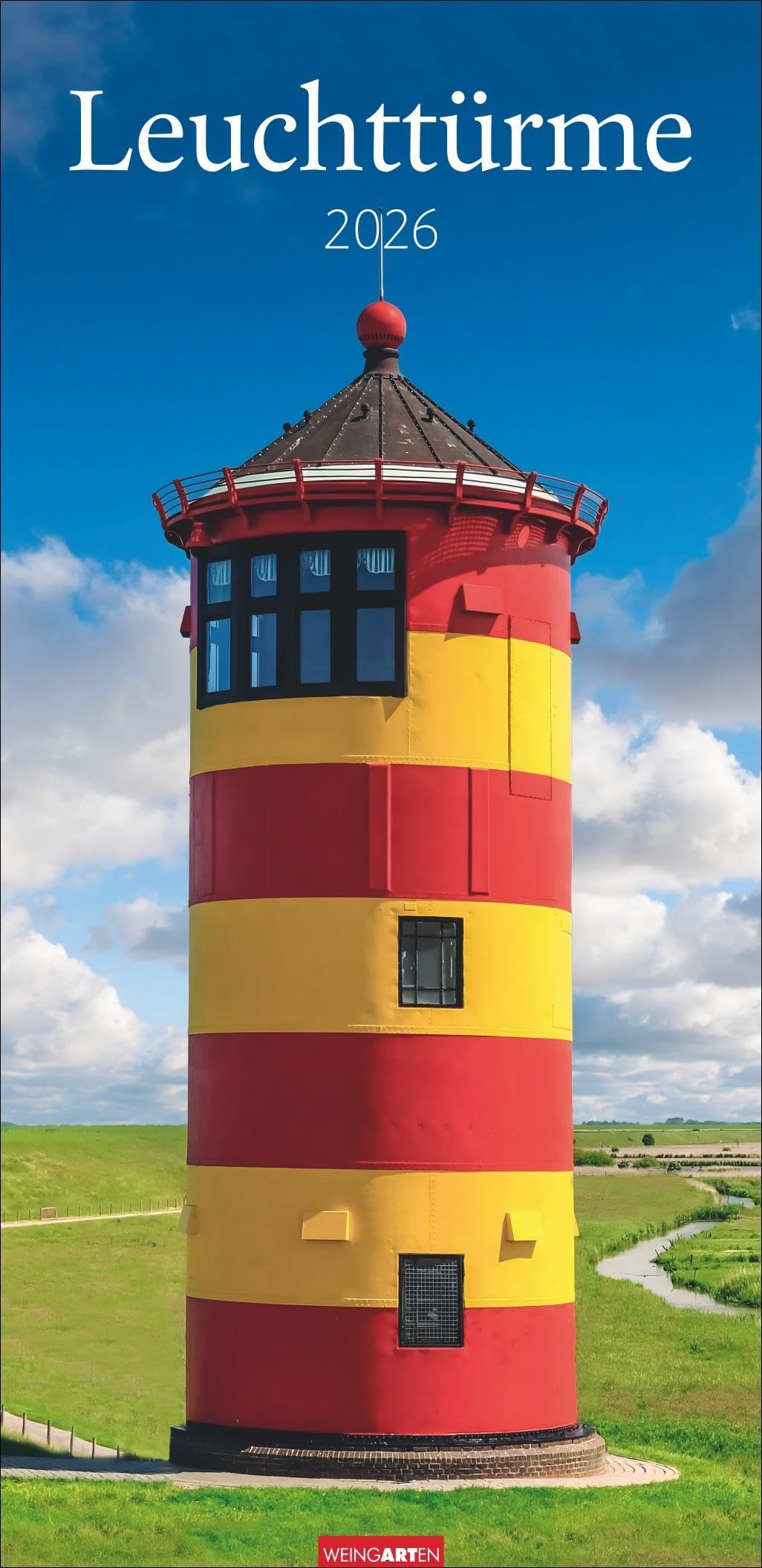 Leuchttürme Kalender 2026: Langer Bild-Kalender mit 12 spektakulären Fotos. Wandkalender XL 2026. Vertikaler Kalender mit atemberaubenden Leuchtturm-Fotografien. 33 x 68 cm. Film, Art & Culture