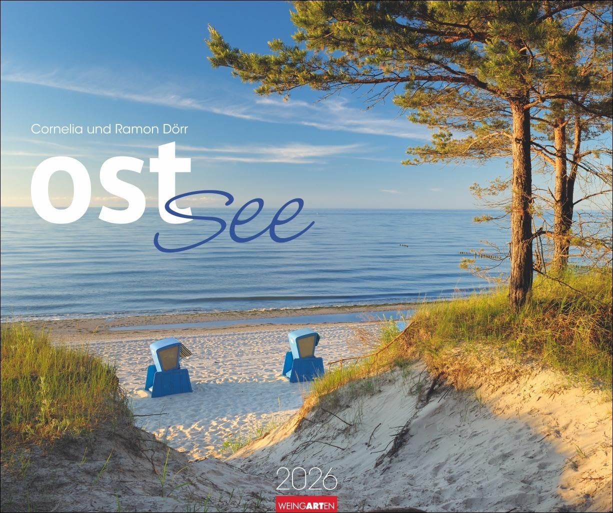 Ostsee Kalender 2026: Reise-Kalender mit 12 atemberaubenden Fotografien deutscher Ostsee-Landschaften. Großer Wand-Kalender 2026. 55 x 46 cm. Querformat. (Reisekalender Weingarten) Photography