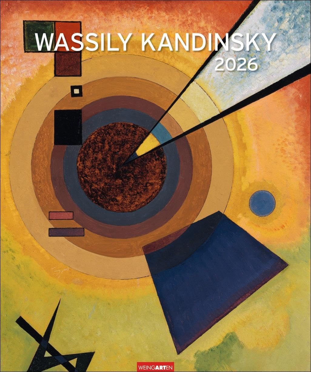Wassily Kandinsky Edition Kalender 2026: Kunstvoller Wand-Kalender mit abstrakten Kunstwerken im Bauhaus-Stil. Großer Kunst-Kalender 2026 im Hochformat. 46 x 55 cm. (Kunst Edition Weingarten) Film, Art & Culture