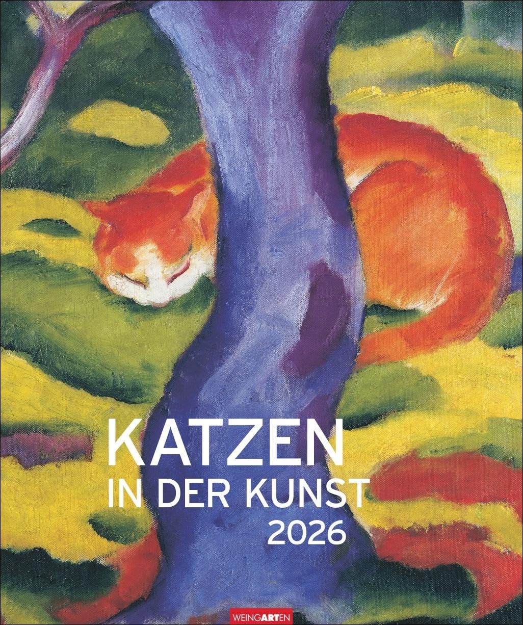 Katzen in der Kunst Edition Kalender 2026: Samtpfoten im wohlverdienten Mittelpunkt: Katzen in der Malerei in einem Tier-Kunstkalender im Hochformat 46 x 55 cm (Kunst Edition Weingarten) Film, Art & Culture