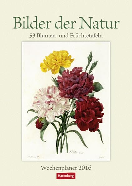 Bilder der Natur 2016: 53 Blumen- und Früchtetafeln, Wochenplaner book