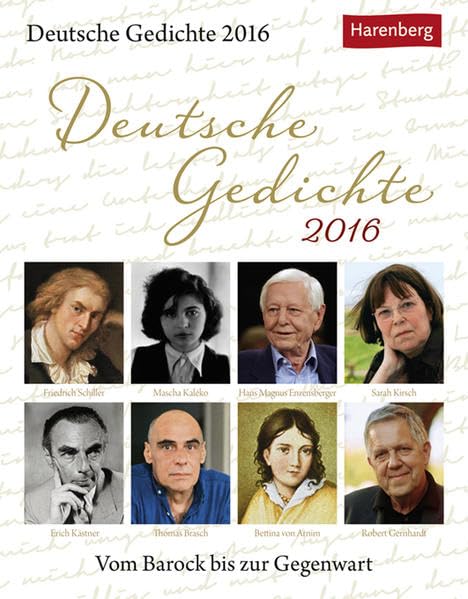 Deutsche Gedichte 2016: Vom Barock bis zur Gegenwart Poetry