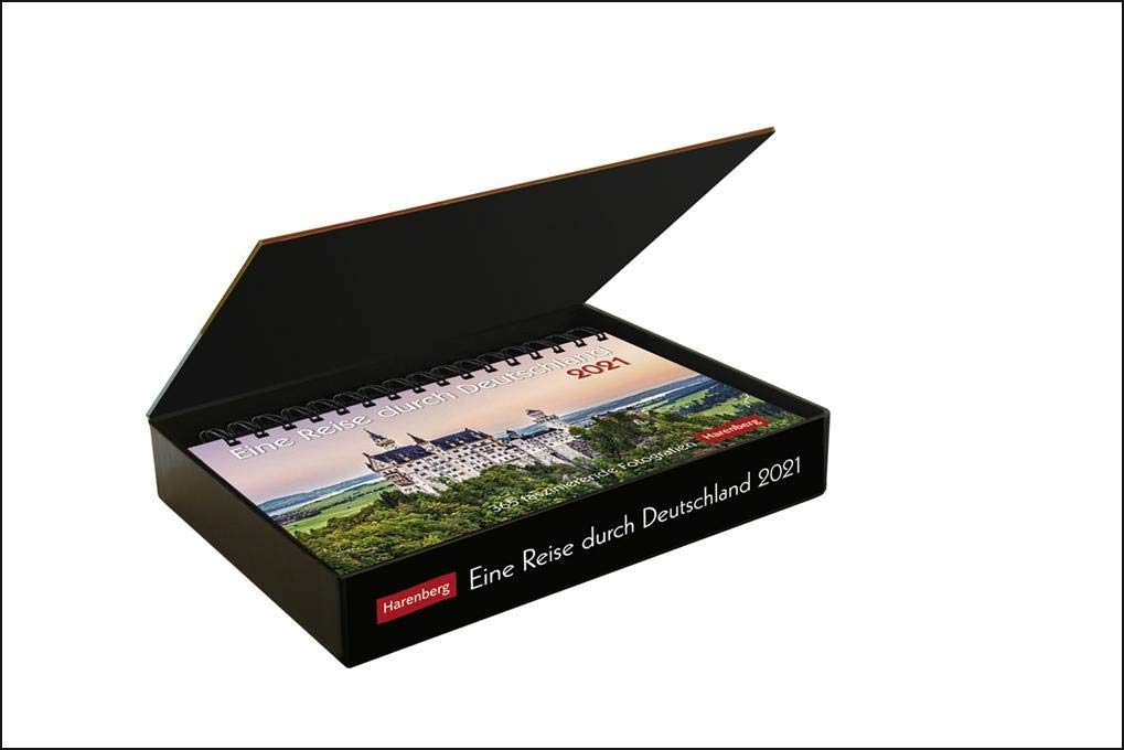 Eine Reise durch Deutschland Premiumkalender. Tischkalender 2020. Tageskalendarium Spiralbindung. Format 23 x 17 cm: 366 faszinierende Fotografien Leisure, Home & Garden