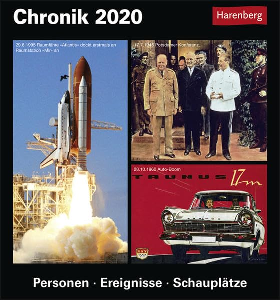 Chronik Kulturkalender. Tischkalender 2020. Tageskalendarium. Blockkalender. Format 15,4 x 16,5 cm: Personen, Ereignisse, Schauplätze Leisure, Home & Garden