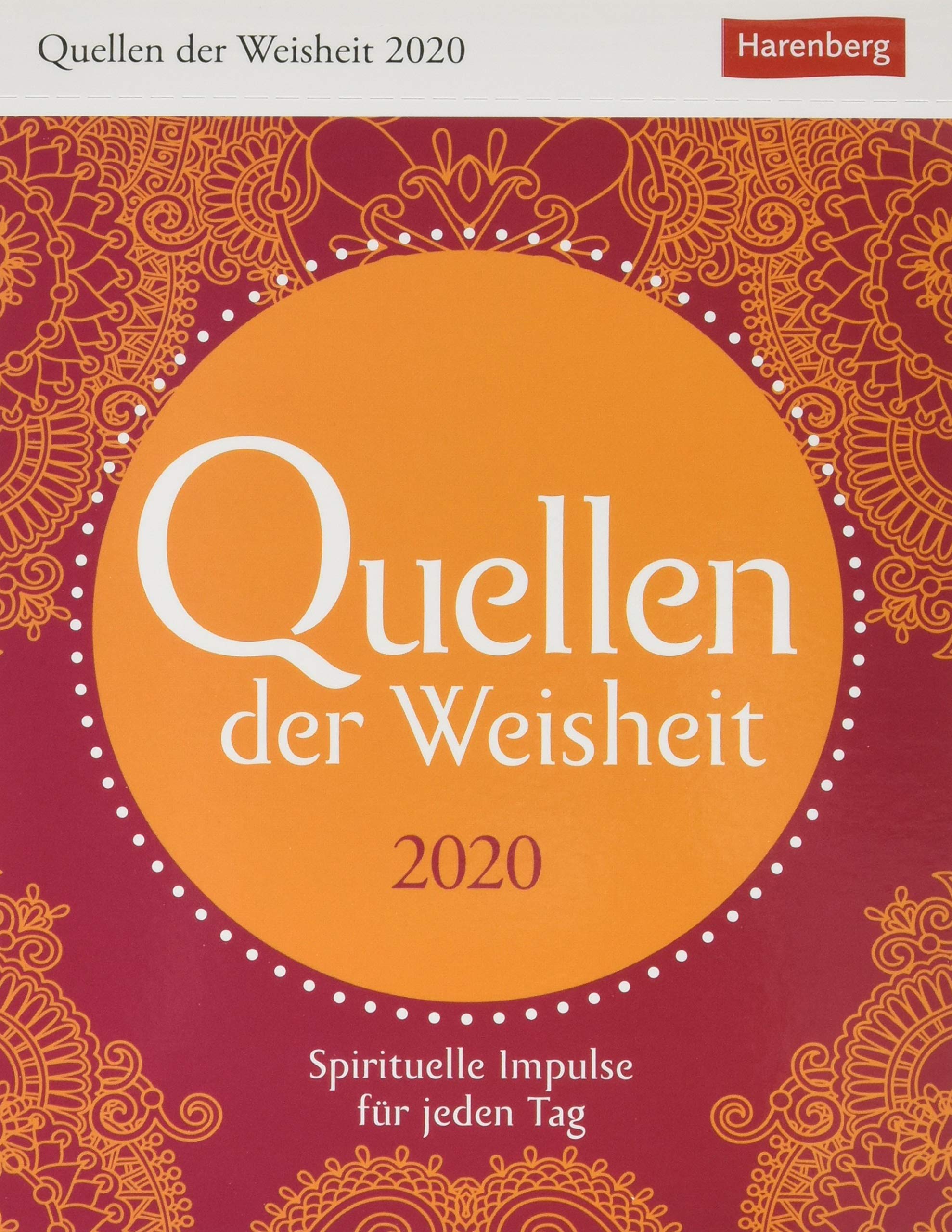 Quellen der Weisheit Wissenskalender. Tischkalender 2020. Tageskalendarium. Blockkalender. Format 12,5 x 16 cm: Spirituelle Impulse für jeden Tag Leisure, Home & Garden
