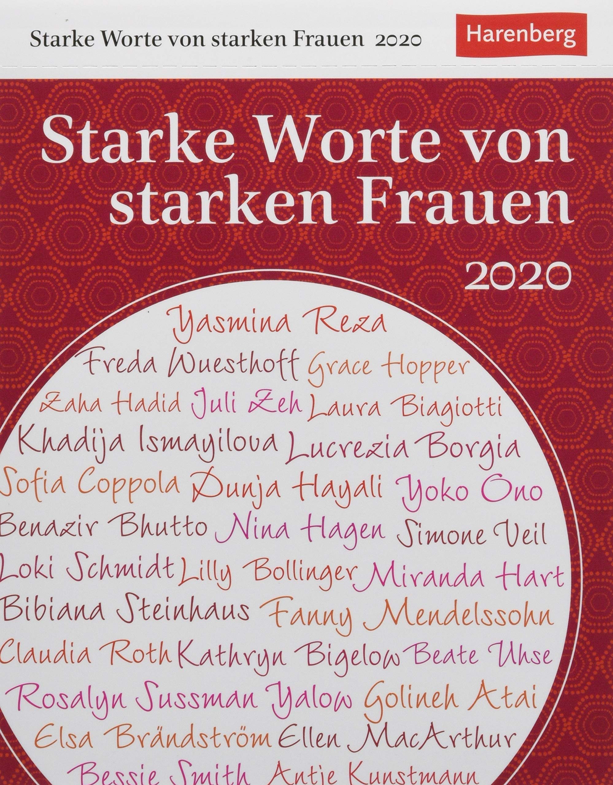 Starke Worte von starken Frauen Wissenskalender. Tischkalender 2020. Tageskalendarium. Blockkalender. Format 12,5 x 16 cm Leisure, Home & Garden