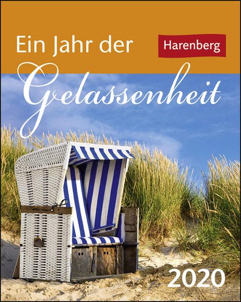 Ein Jahr der Gelassenheit Mini-Geschenkkalender. Tischkalender 2020. Tageskalendarium Spiralbindung. Format 8 x 10 cm Lifestyle