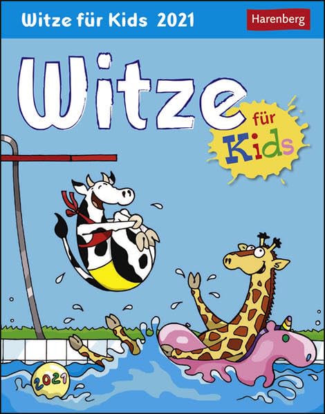 Witze für Kids Tagesabreißkalender 2021 - Tischkalender zum Aufstellen oder Aufhängen - mit kindgerechter Gestaltung und farbigen Illustrationen - Format 11 x 14 cm Leisure, Home & Garden