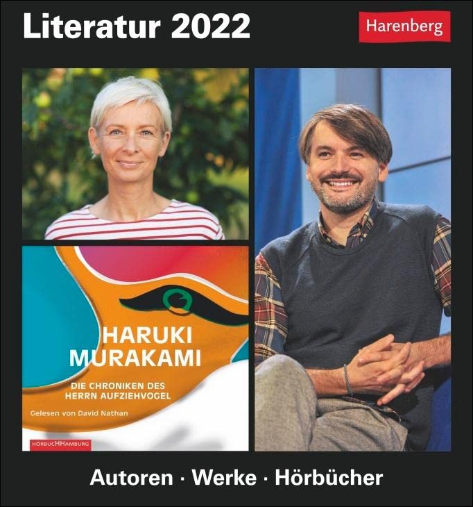 Literatur Kalender 2022: Autoren, Werke, Buchtipps, Hörbücher Poetry