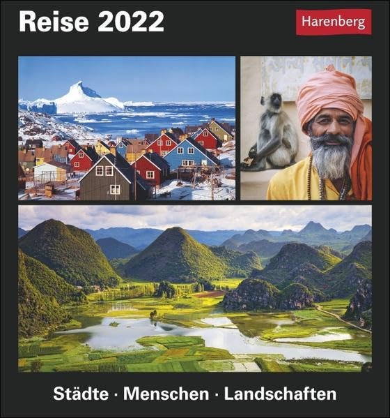 Reise Kalender 2022: Städte, Menschen, Landschaften Leisure, Home & Garden