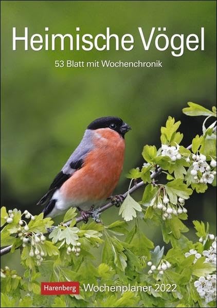 Heimische Vögel Kalender 2022: Wochenplaner, 53 Blatt mit Wochenchronik Leisure, Home & Garden