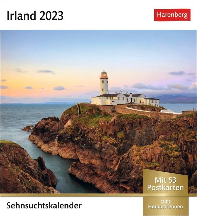 Irland Sehnsuchtskalender 2023. Fernweh in einem kleinen Kalender zum Aufstellen. Die schönsten Landschaften Irlands als Postkarten in einem ... Aufhängen.: Wochenkalender mit 53 Postkarten Leisure, Home & Garden