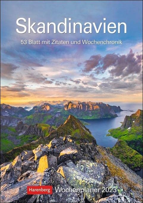 Skandinavien Wochenplaner 2023. Praktischer Foto-Kalender mit traumhaften Aufnahmen und Platz für Organisatorisches. Terminkalender mit Zitaten und ... 53 Blatt mit Zitaten und Wochenchronik Leisure, Home & Garden