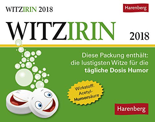 Witzirin Tagesabreißkalender 2023. Lachen ist die beste Medizin: Tägliche Witze in einem originellen kleinen Kalender in einer Tablettenschachtel. ... lustigsten Witze für die tägliche Dosis Humor Leisure, Home & Garden