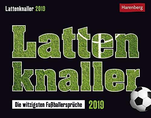 Lattenknaller Tagesabreißkalender 2023. Täglich ein witziger Spruch rund um Fußball mit dem kleinen Tischkalender zum Aufstellen. Tageskalender 2023 ... Aufhängen.: Die witzigsten Fußballersprüche Leisure, Home & Garden