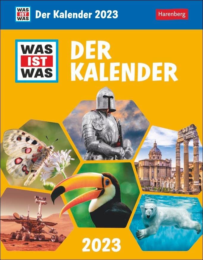 WAS IST WAS Der Kalender Tagesabreißkalender 2023. Kinderkalender zur beliebten Buchreihe. Tageskalender zum Abreißen - täglich Neues lernen mit dem Tischkalender 2023.: Kinderkalender Leisure, Home & Garden
