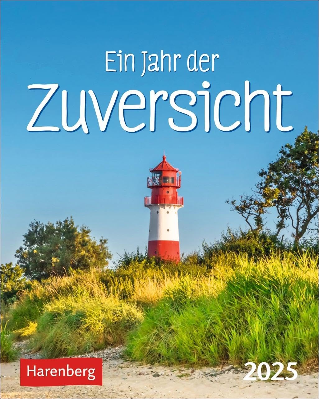 Ein Jahr der Zuversicht Mini-Geschenkkalender 2025: Jeden Tag positiv Denken mit dem Mini-Tischkalender für die tägliche Portion Optimismus (Mini-Geschenkkalender Harenberg) Calendars