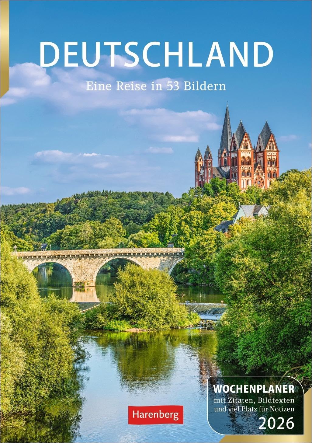 Deutschland Wochenplaner 2026 - Eine Reise in 53 Bildern: Landschafts-Wandkalender zum Eintragen mit 53 atemberaubenden Fotografien der schönsten ... 2026 Wand (Wochenplaner Harenberg) Leisure, Home & Garden