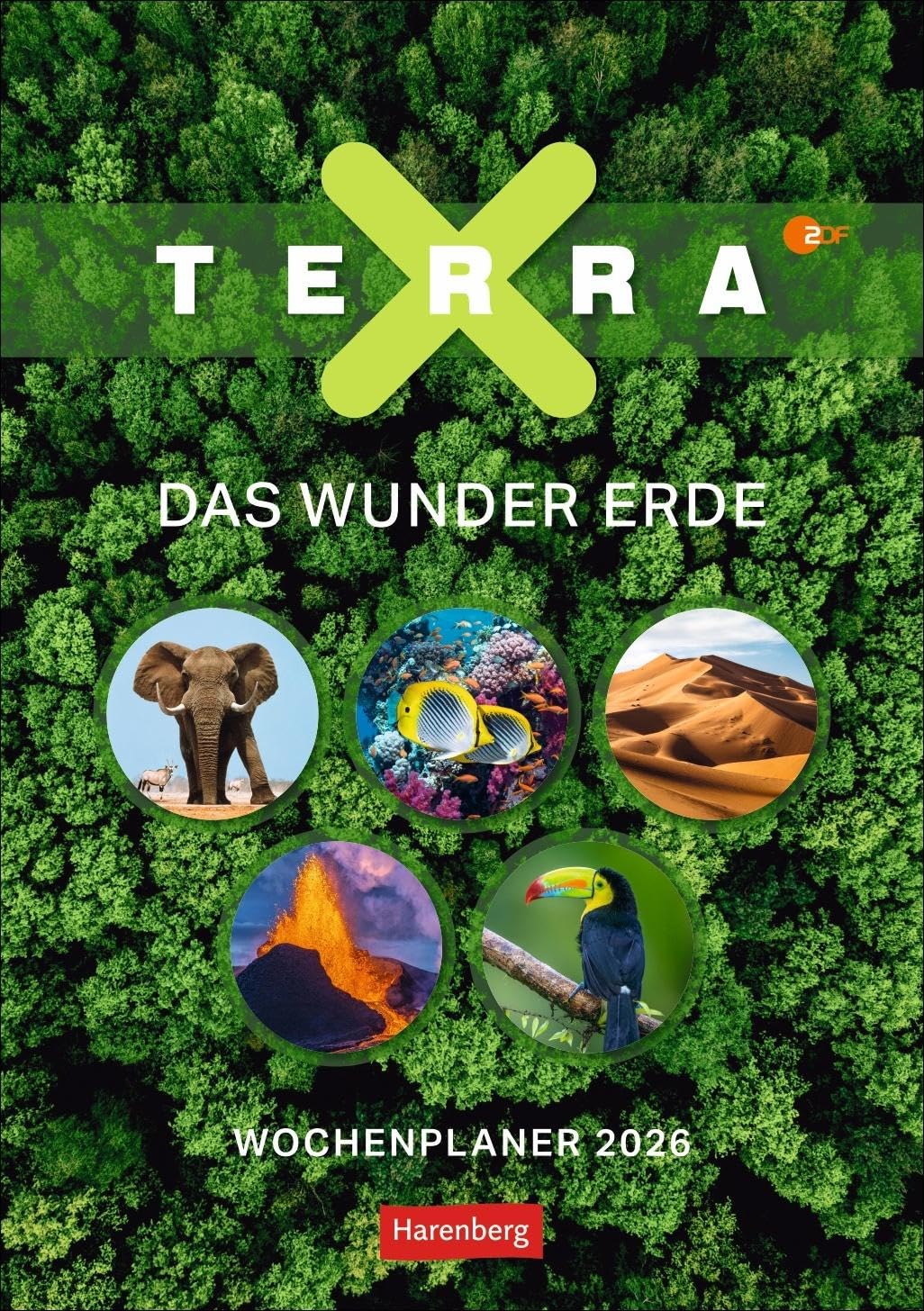 Terra X - Das Wunder Erde Wochenplaner 2026: 53 Blatt mit spannenden Naturphänomenen und atemberaubender Landschaftsfotografie. Geheimnisvolle Natur im praktischen Wandplaner (Wochenplaner Harenberg) Leisure, Home & Garden