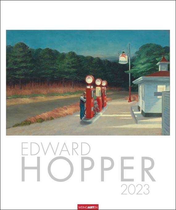 Edward Hopper Kalender 2023. Selten gezeigte Werke des beliebten amerikanischen Künstlers in einem großen Wandkalender 2023. Kunstkalender Großformat 46x55 cm Film, Art & Culture