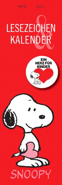 Snoopy Lesezeichen & Kalender 2011 Manga