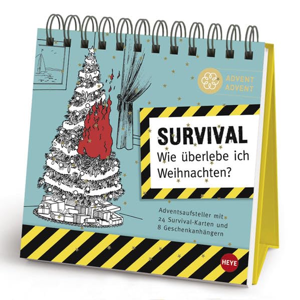 Survival Adventsaufsteller Geschenkbuch: Wie überlebe ich Weihnachten Lifestyle