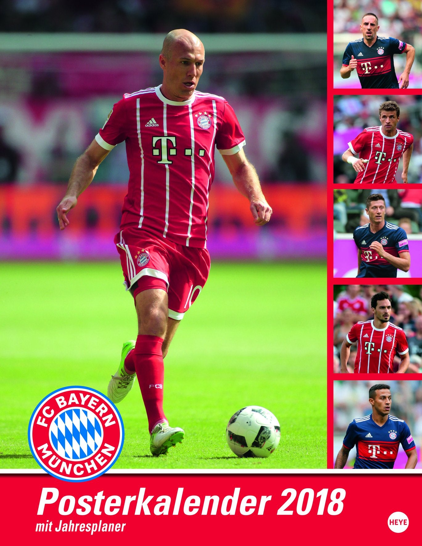 FC Bayern München Posterkalender - Kalender 2018 Leisure, Home & Garden