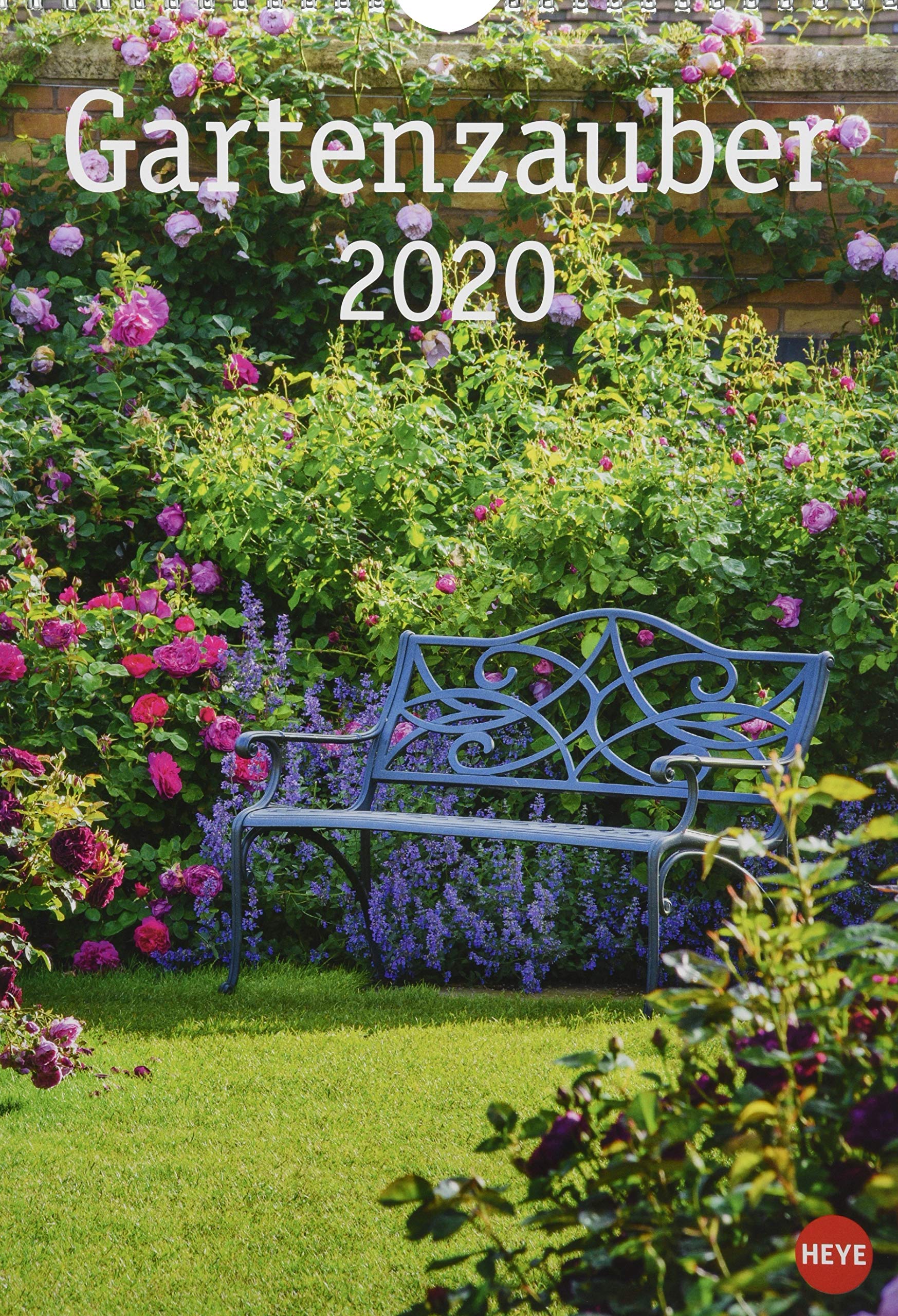 Gartenzauber. Wandkalender 2020. Monatskalendarium. Spiralbindung. Format 23,5 x 33,5 cm Calendars