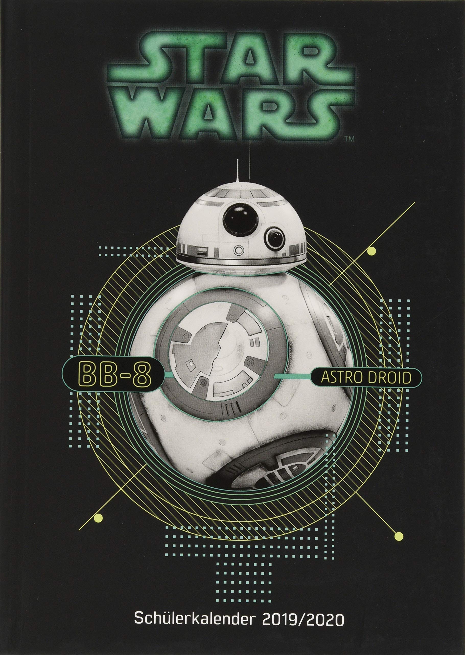 Star Wars Schülerkalender A5: Von August 2019 bis Dezember 2020. Taschenkalender 2020. 17-Monate Wochenkalendarium. gebunden. Format 15,2 x 21,5 cm: 17 Monate. Von August 2019 bis Dezember 2020. Leisure, Home & Garden