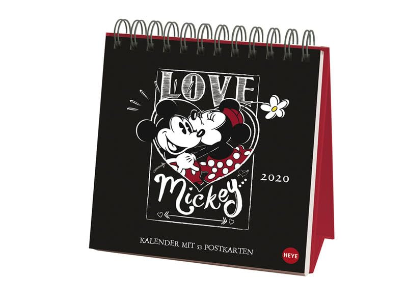 Mickey Mouse Premium-Postkartenkalender. Postkartenkalender 2020. Wochenkalendarium. Spiralbindung. Format 16 x 16,5 cm Leisure, Home & Garden