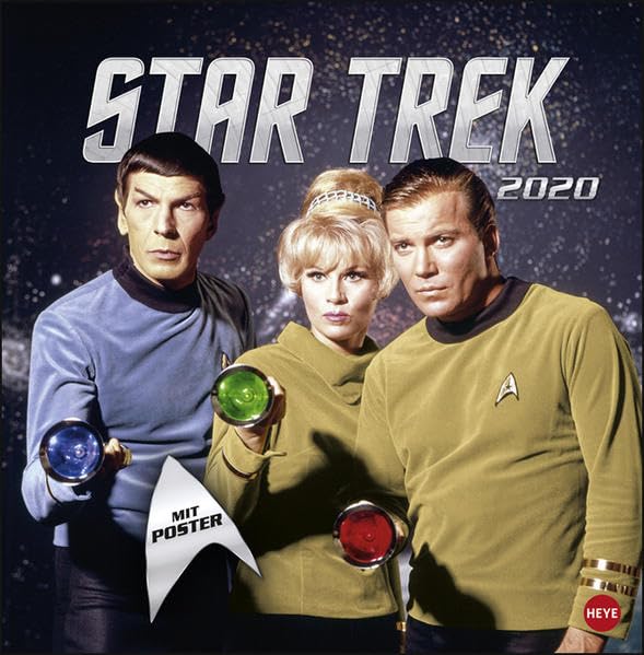 Star Trek Broschurkalender. Wandkalender 2020. Monatskalendarium. geheftet. Format 29,5 x 30 cm Calendars
