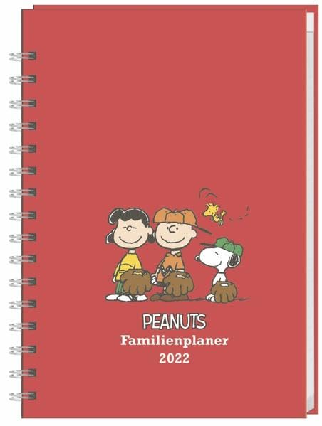 Peanuts Familienplaner Buch A5 Kalender 2022 Manga