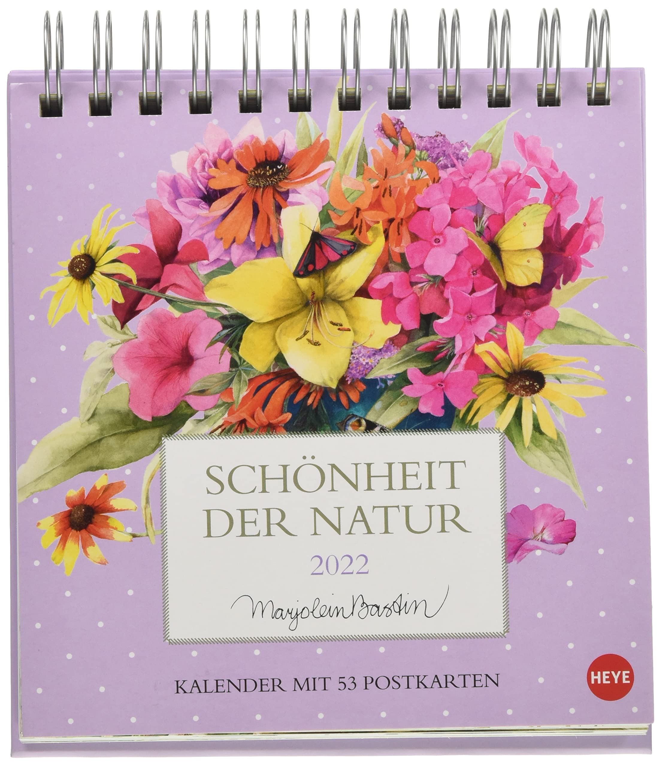 Marjolein Bastin: Schönheit der Natur Premium-Postkartenkalender 2022 Leisure, Home & Garden