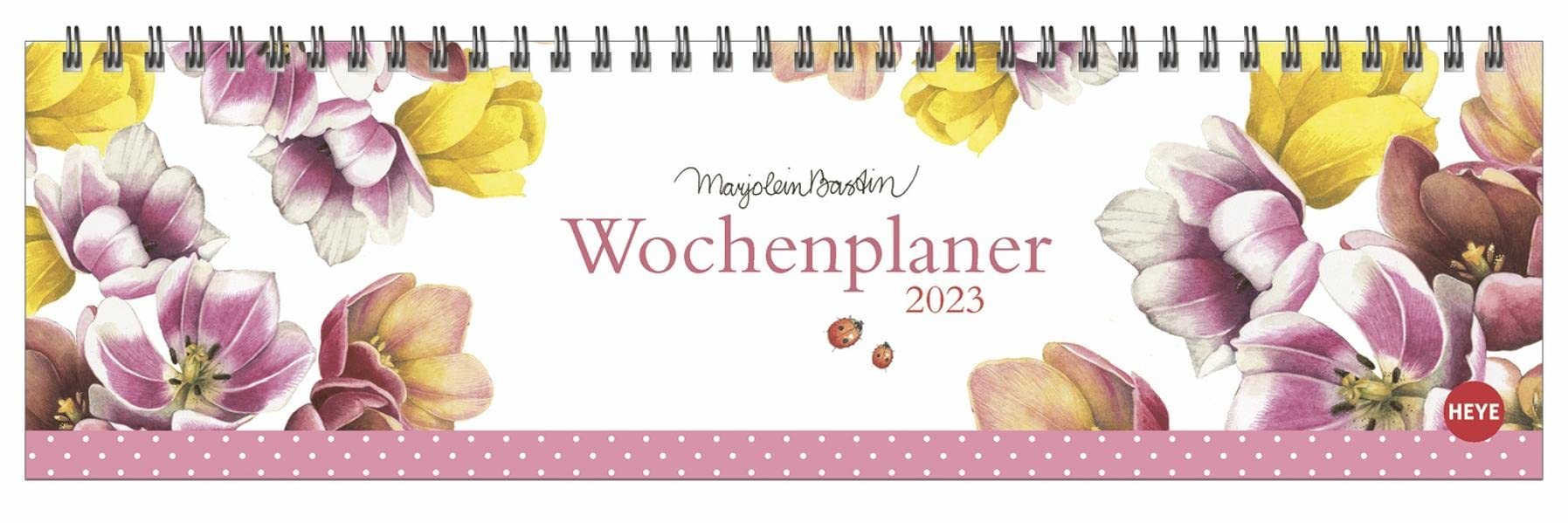 Marjolein Bastin: Wochenquerplaner 2023. Übersichtlicher Umklapp-Kalender 2023 mit zarten Naturillustrationen. Kalender für Schreibtisch oder Wand mit Wochenkalendarium. Leisure, Home & Garden