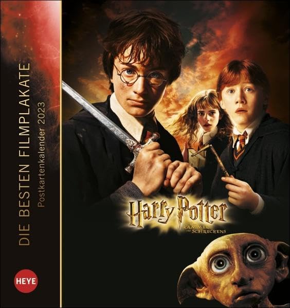 Harry Potter Filmplakate Postkartenkalender 2023. Die tollsten Plakate der Filmreihe in einem Kalender im Postkartenformat. Ideal zum Sammeln oder Verschicken! Leisure, Home & Garden