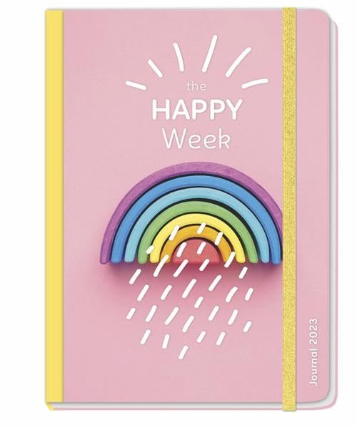 The Happy Week Bullet Journal A5 Taschenkalender 2023. Übersichtlicher Terminplaner mit Platz für positive Gedanken und Lifehacks. Buchkalender A5 2023 für einen achtsamen Alltag. Leisure, Home & Garden