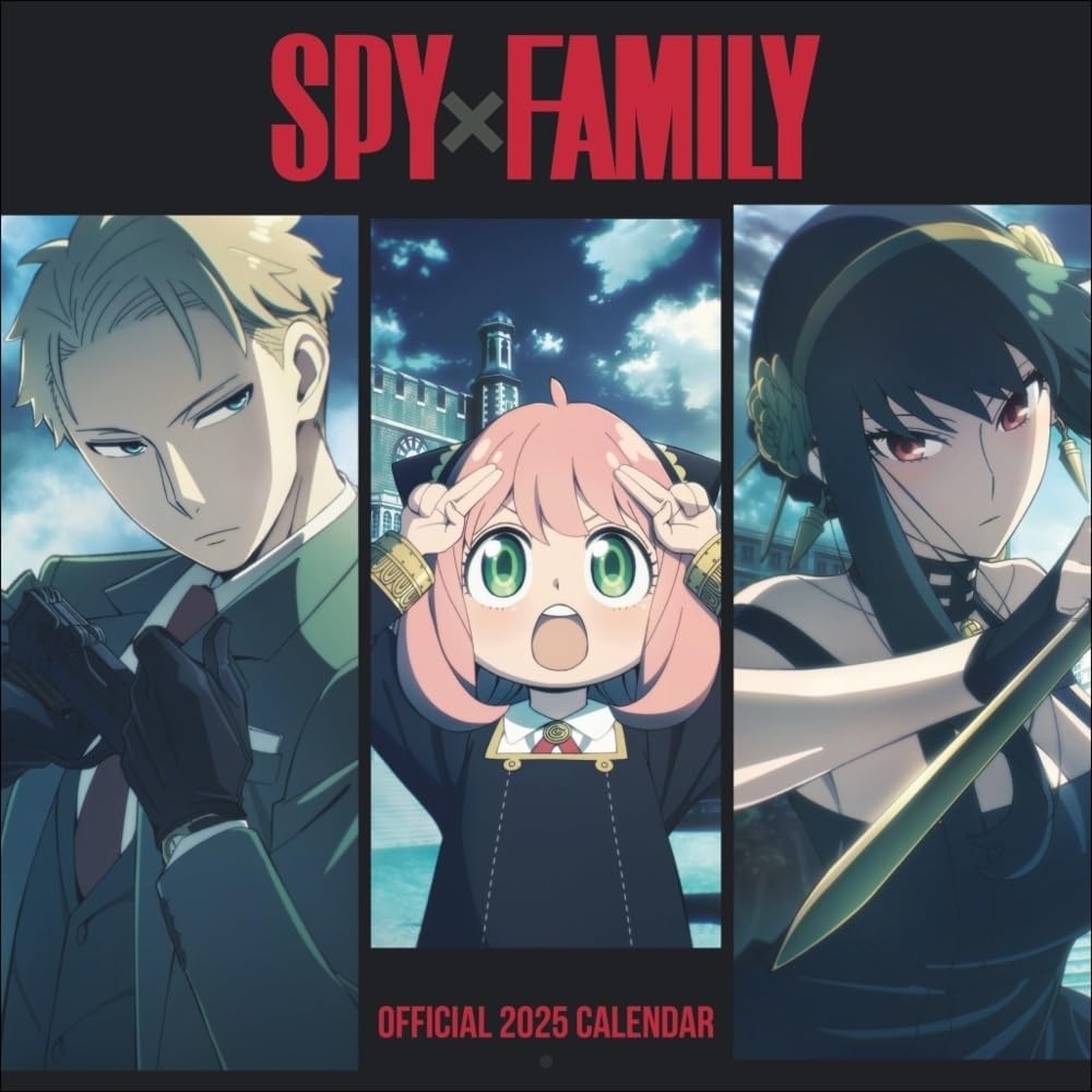 Spy x Family Broschurkalender 2025: Perfekt für Fans der Anime-Spionage-Komödie über Loid Forger & seine Familie. Manga-Kalender mit 12 Action-Szenen im Format 30,5 x 30,5 cm Calendars