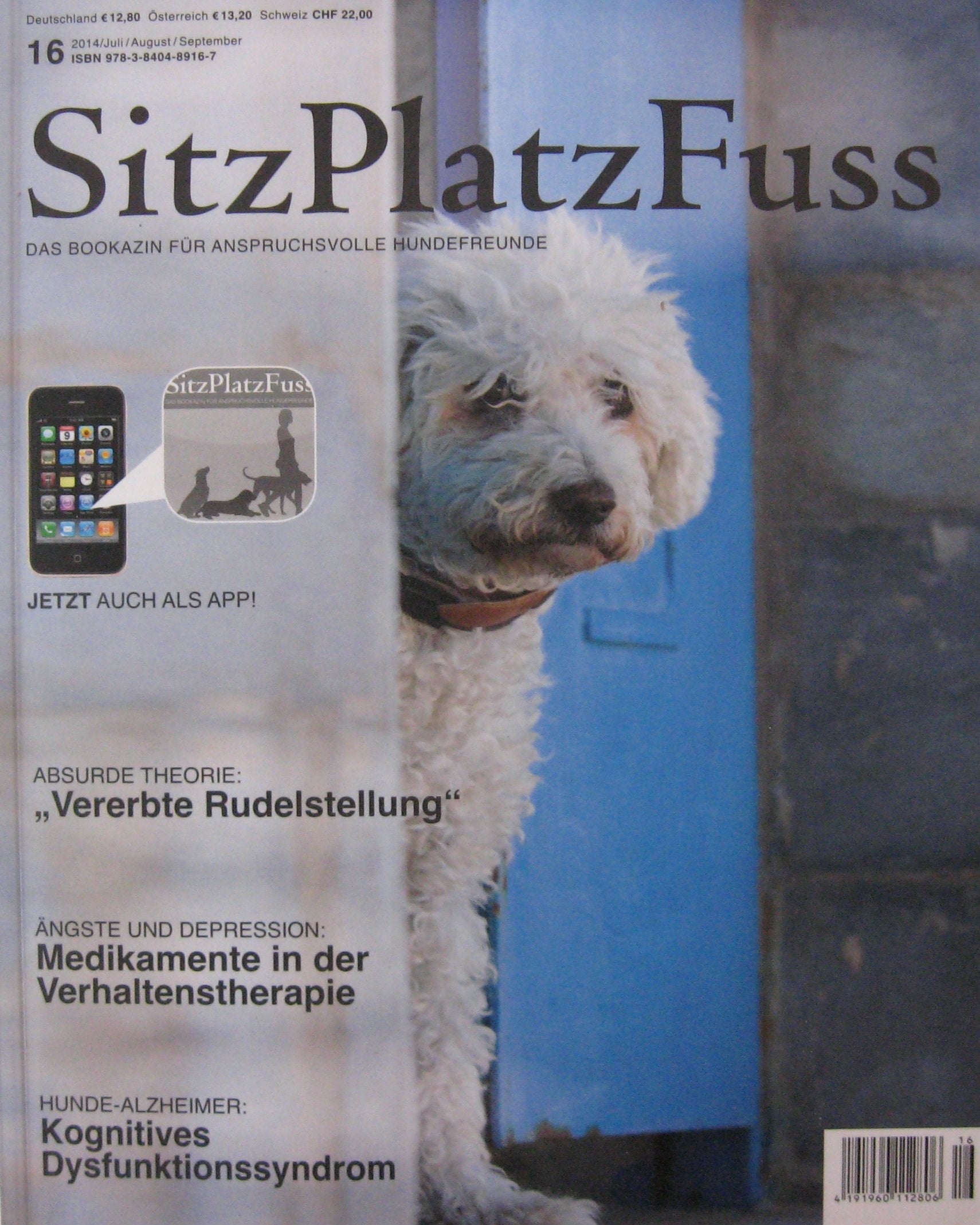 SitzPlatzFuss, Ausgabe 16: Hunde, Menschen, Emotionen (Sitz Platz Fuß: Das Bookazin für anspruchsvolle Hundefreunde) Pets