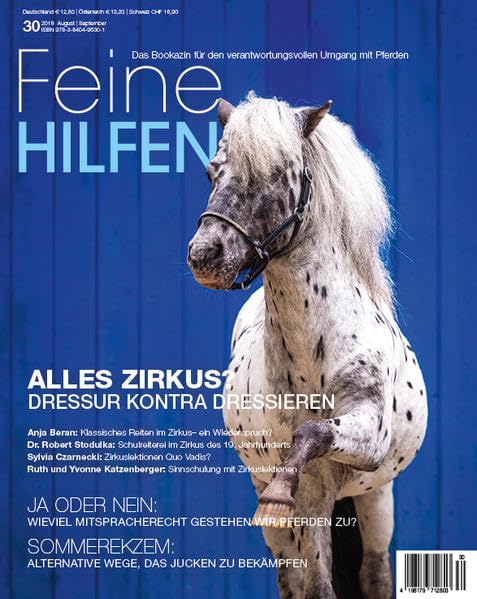 Feine Hilfen, Ausgabe 30 (Feine Hilfen / Das Bookazin für den verantwortungsvollen Umgang mit Pferden) - Cadmos, Verlag book