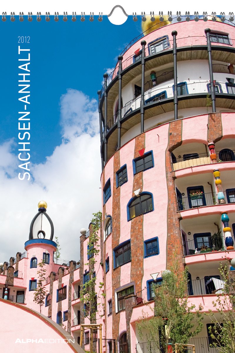 Sachsen-Anhalt 2012. Kalender 23,7 x 34 cm mit Ringbindung Travel