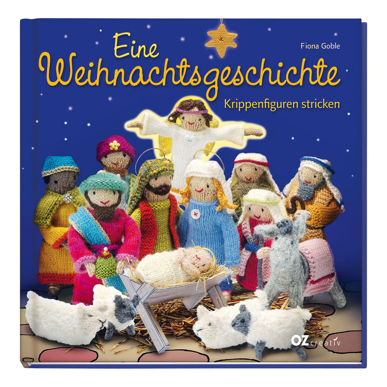 Eine Weihnachtsgeschichte: Krippenfiguren stricken Hobbies & Crafts Books