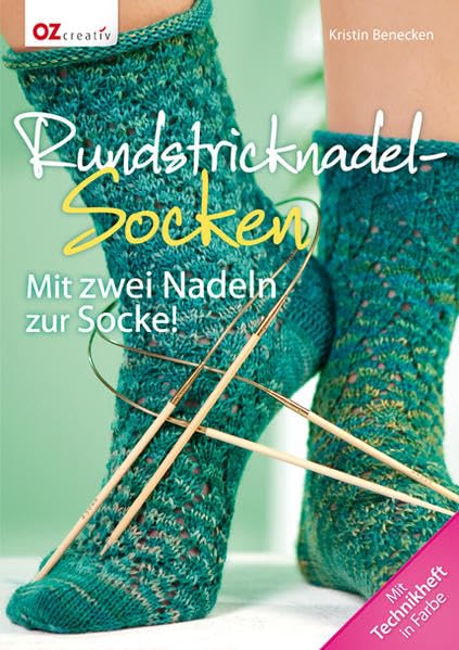 Rundstricknadel-Socken: Mit zwei Nadeln zur Socke! Hobbies & Crafts