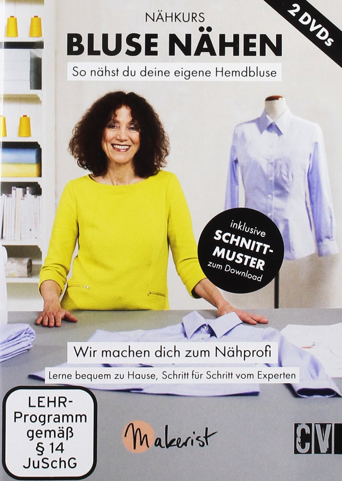 Makerist DVD "Bluse nähen" Hobbies & Crafts