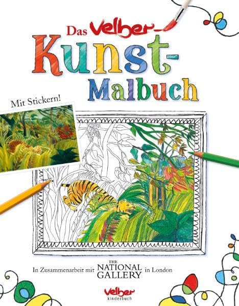 Das Velber-Kunst-Malbuch: In Zusammenarbeit mit The National Gallery in London Non-fiction