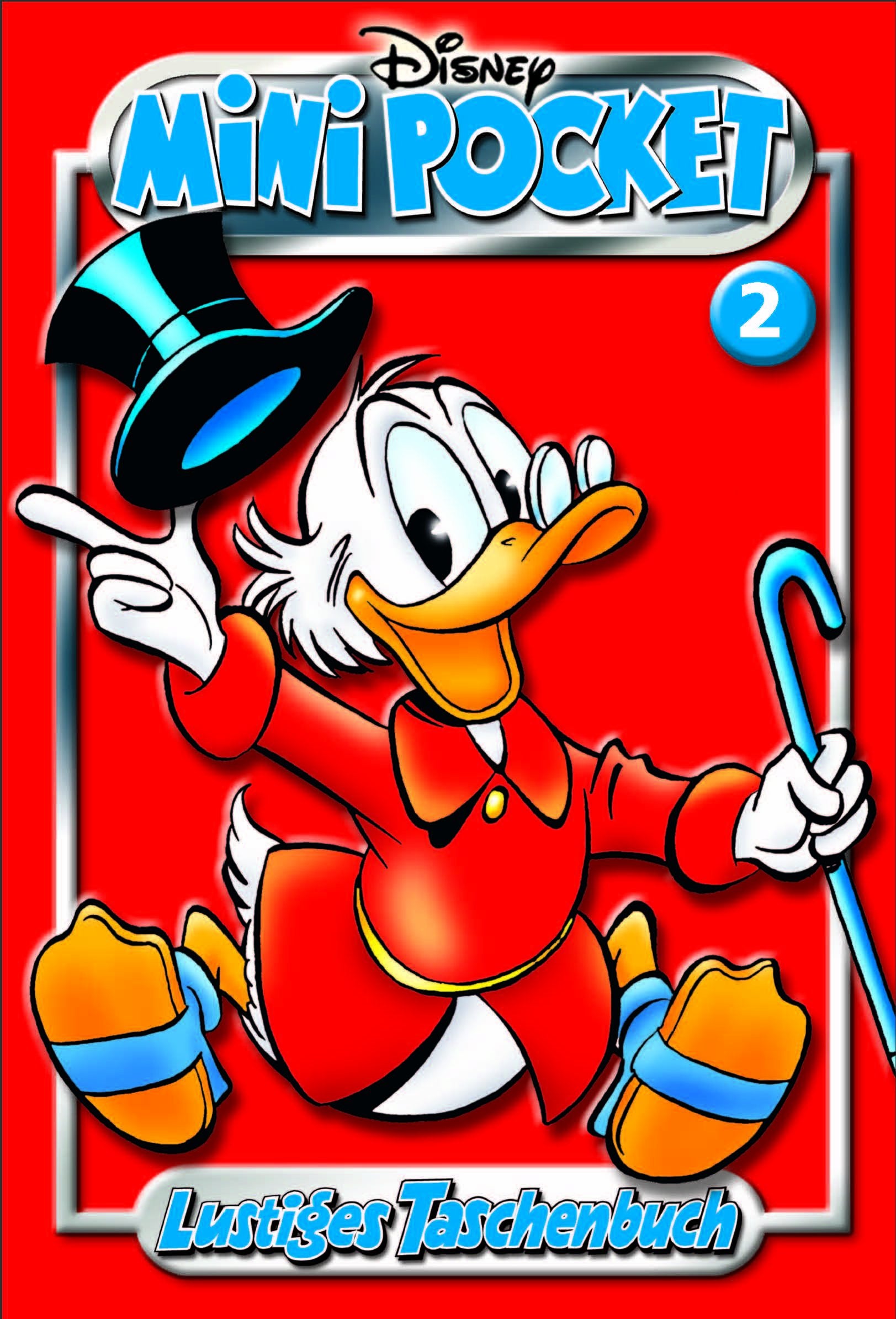 Lustiges Taschenbuch LTB Mini Pocket 02 - Dagobert Duck rot Superheroes