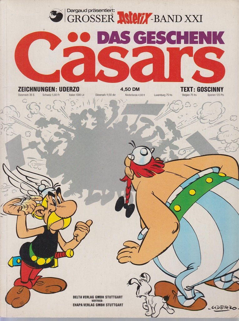 Asterix 21: Das Geschenk Cäsars KT Manga