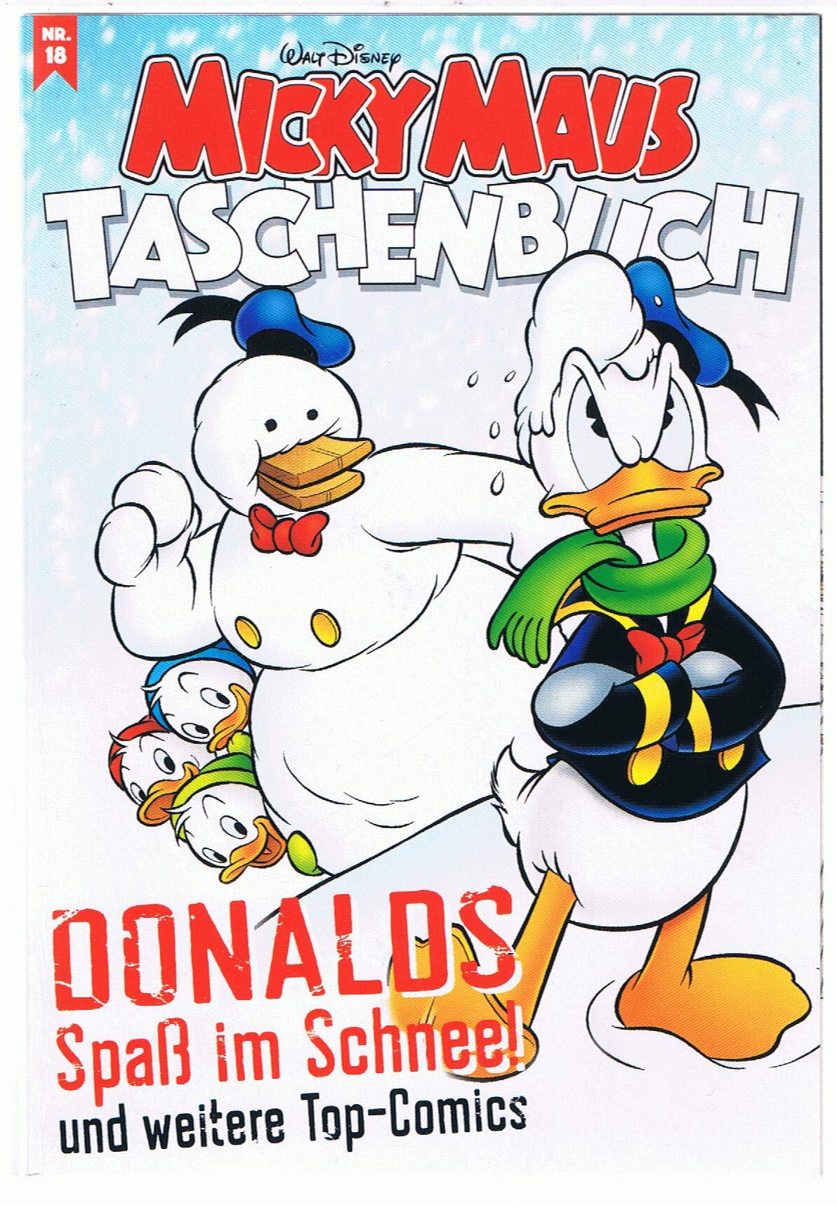 Micky Maus Taschenbuch 18: Donalds Spaß im Schnee und weitere Top-Comics Manga