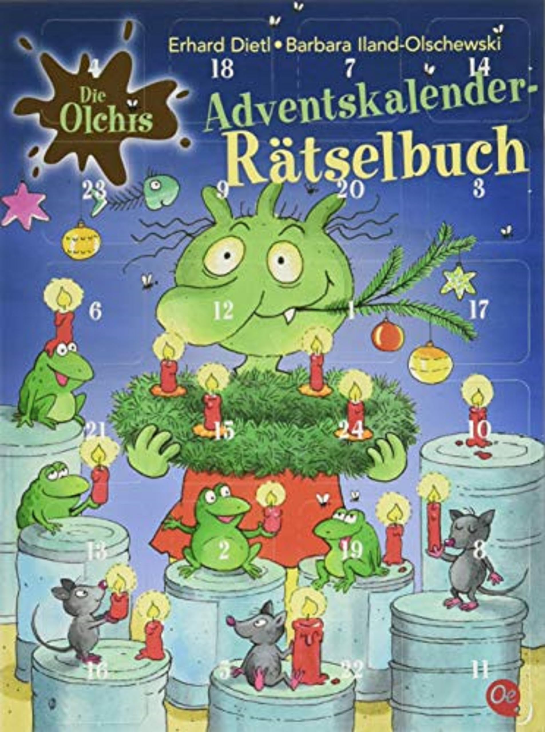 Die Olchis. Adventskalender-Rätselbuch Humour & Satire