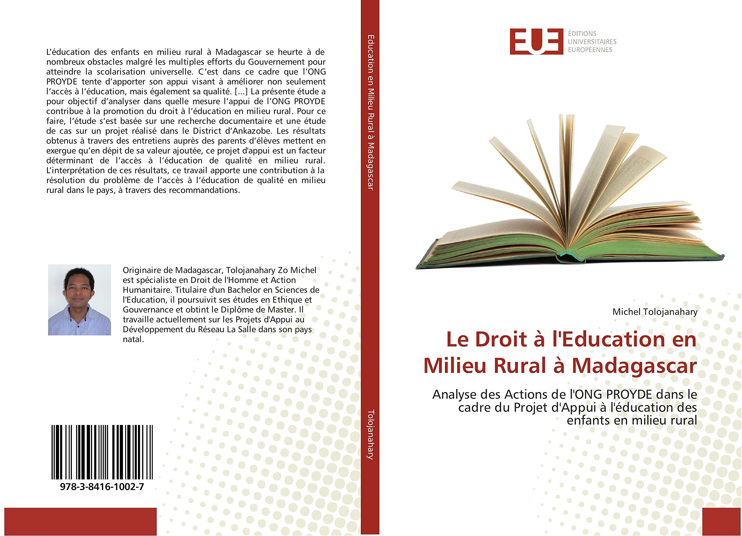 Le Droit à l'Education en Milieu Rural à Madagascar: Analyse des Actions de l'ONG PROYDE dans le cadre du Projet d'Appui à l'éducation des enfants en milieu rural book